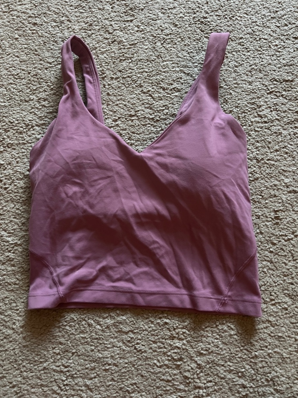 lululemon athletica light purple align tank